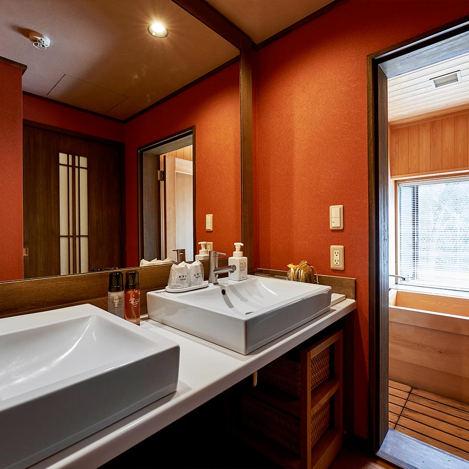 檜風呂付き ジュニアスイート和洋室